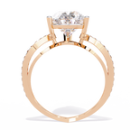 Pear Cut Infinity Lab Grown Diamond Ring