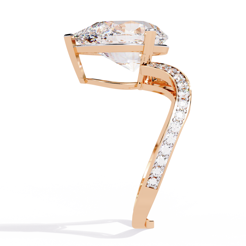 Pear Cut Infinity Lab Grown Diamond Ring