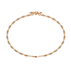 Petal Prism Floral Diamond Bracelet