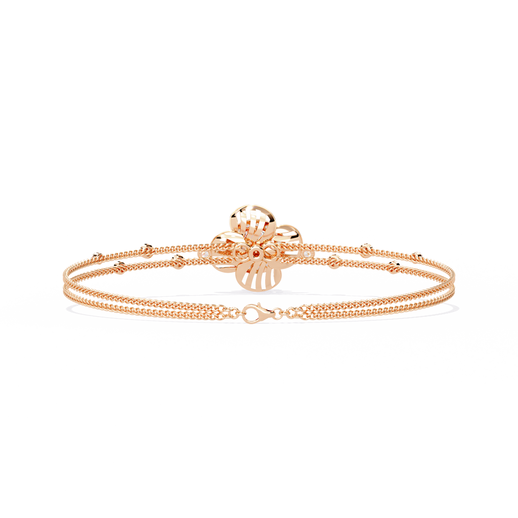 Petal Radiance Diamond Bracelet