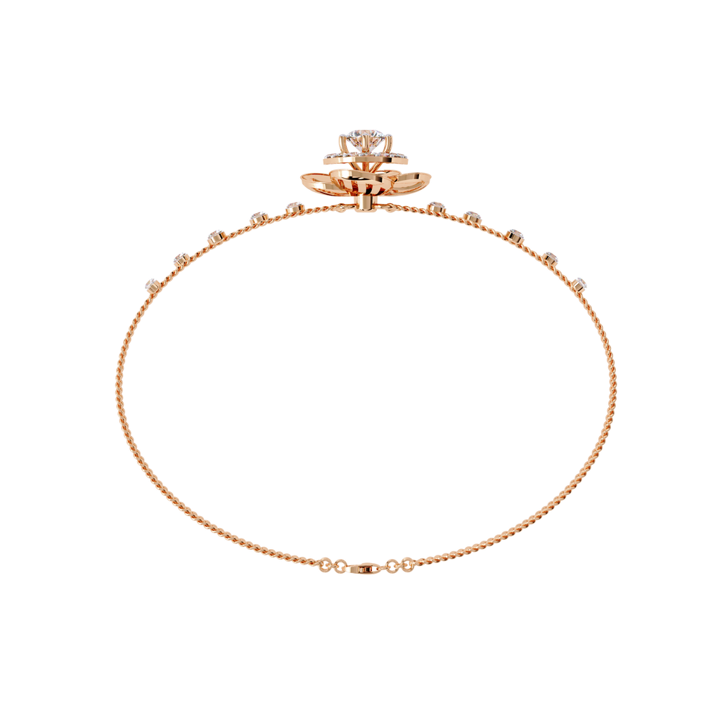 Petal Radiance Diamond Bracelet
