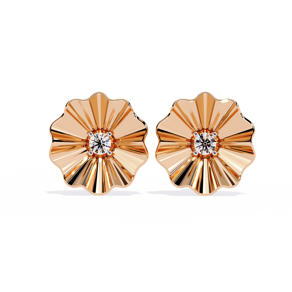 Petal Radiance Diamond Studs