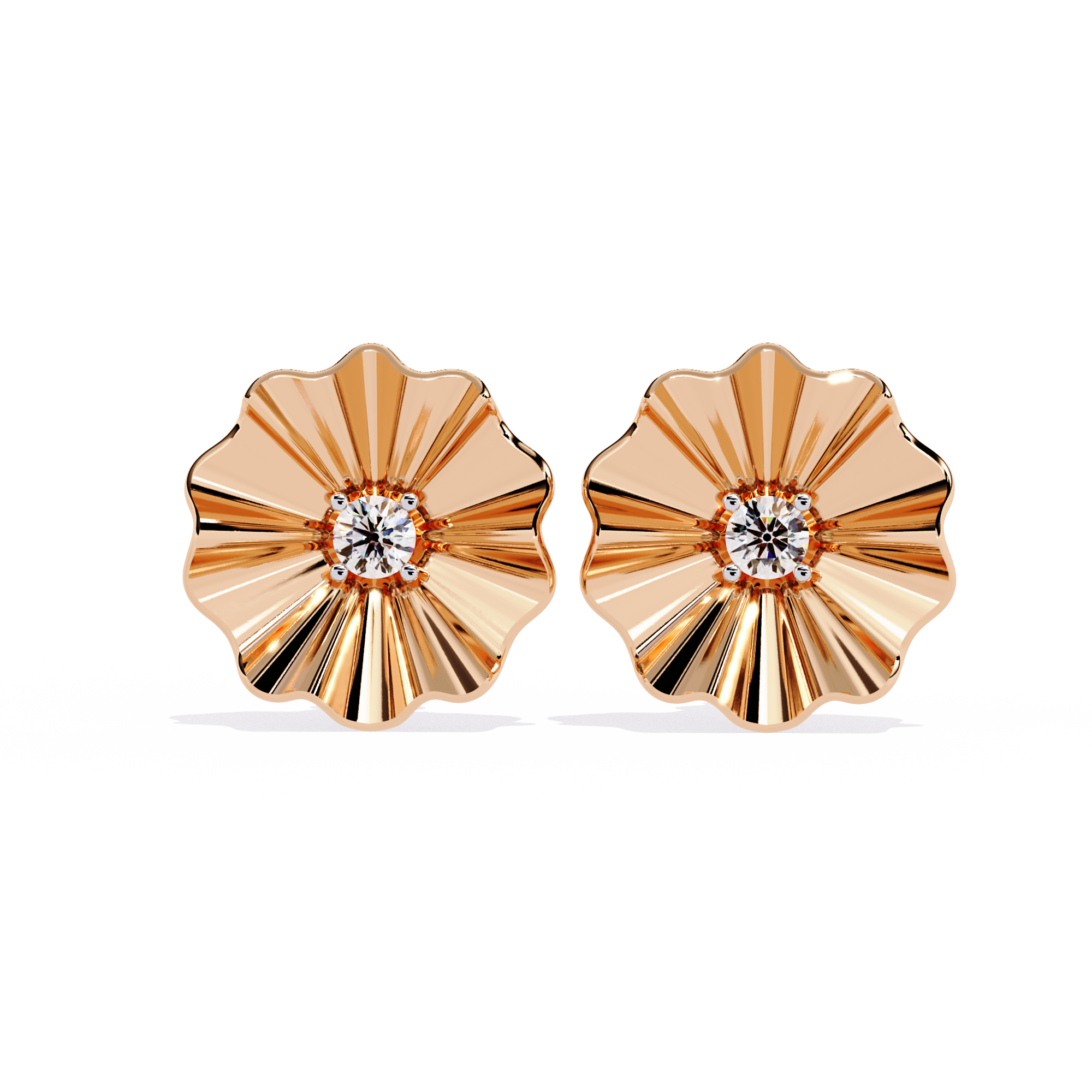 Petal Radiance Diamond Studs