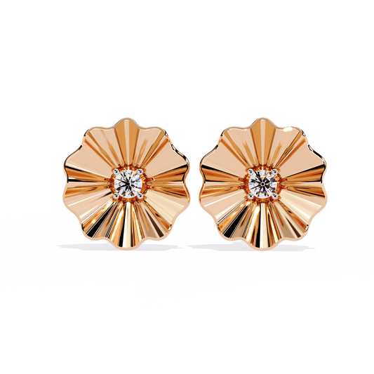 Petal Radiance Diamond Studs