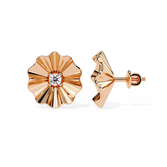 Petal Radiance Diamond Studs