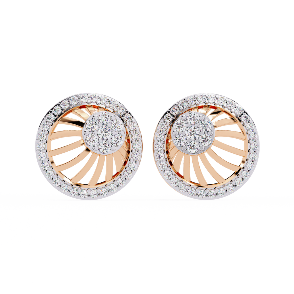 Radiance Halo Lab Grown Diamond Earrings