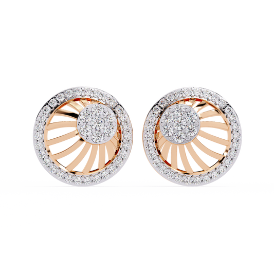 Radiance Halo Lab Grown Diamond Earrings