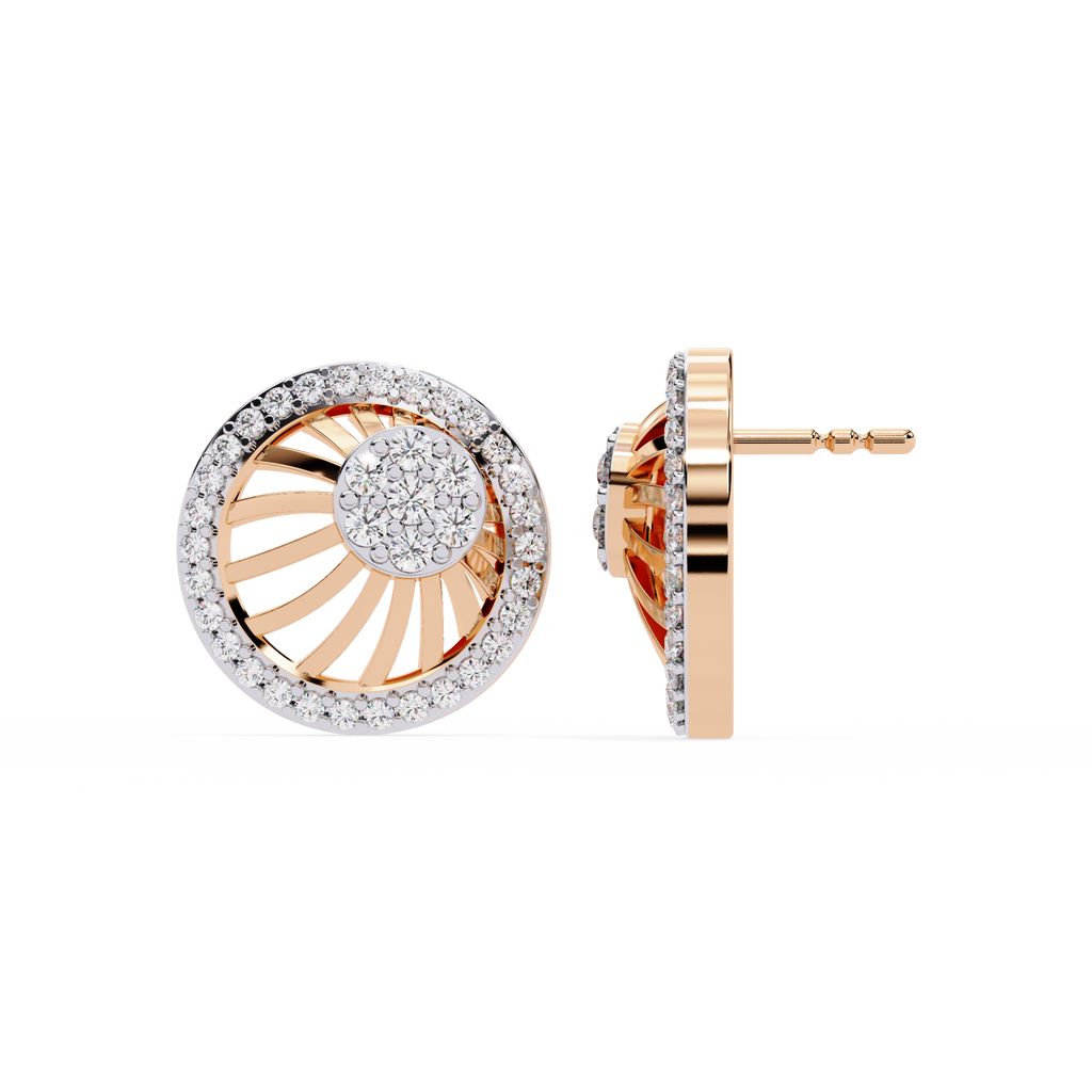 Radiance Halo Lab Grown Diamond Earrings