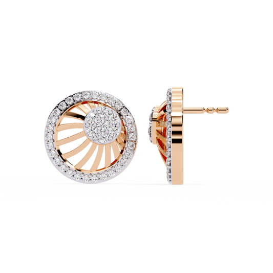 Radiance Halo Lab Grown Diamond Earrings