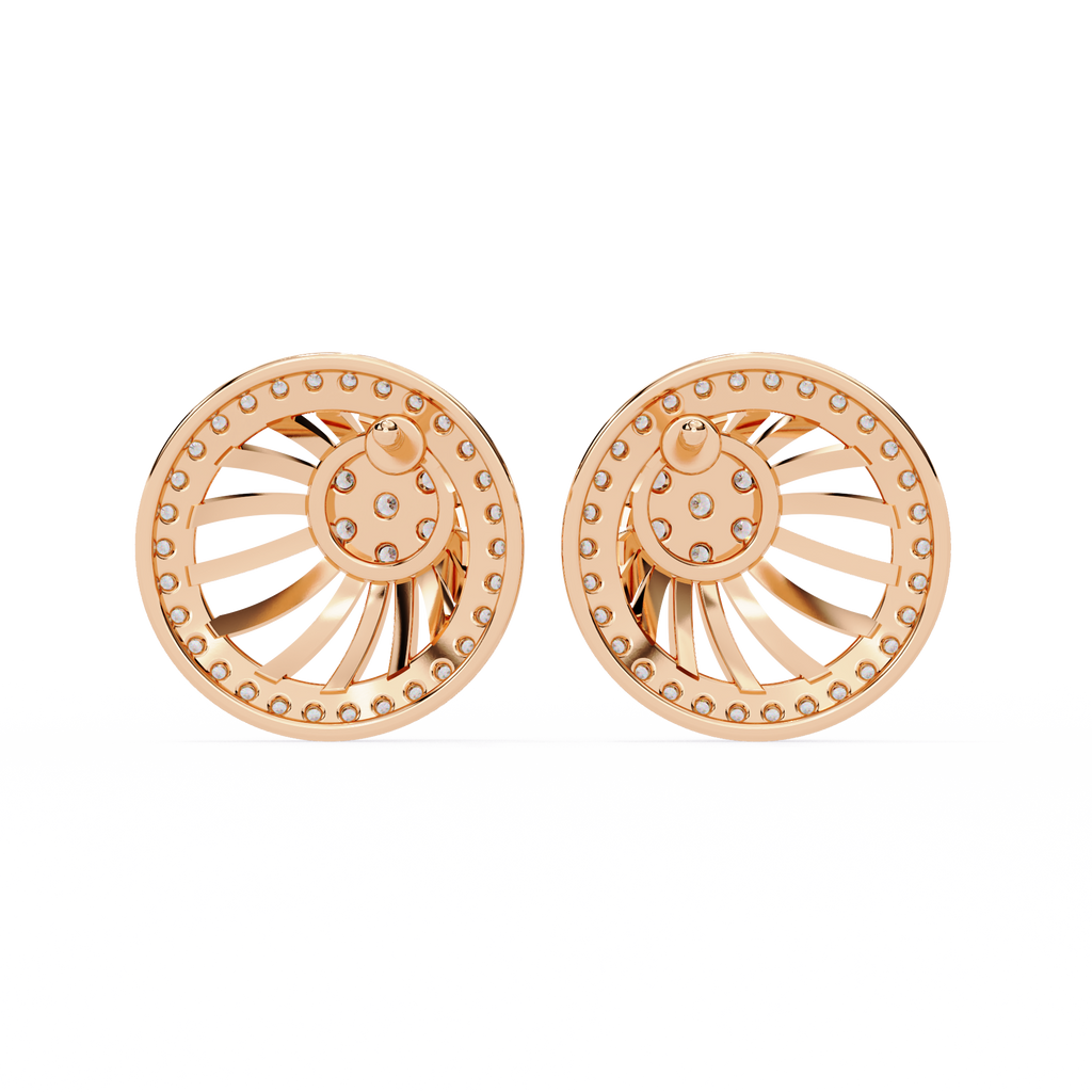 Radiance Halo Lab Grown Diamond Earrings