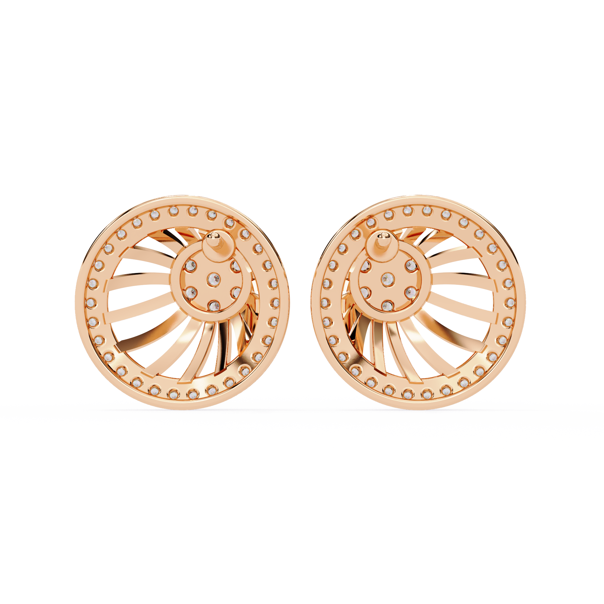 Radiance Halo Lab Grown Diamond Earrings