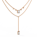 Raindrop Lariat Diamond Necklace