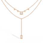 Raindrop Lariat Diamond Necklace