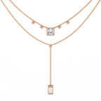 Raindrop Lariat Diamond Necklace