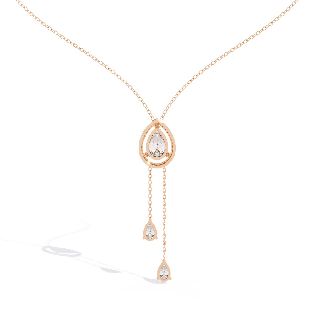 Raindrop Radiance Diamond Necklace