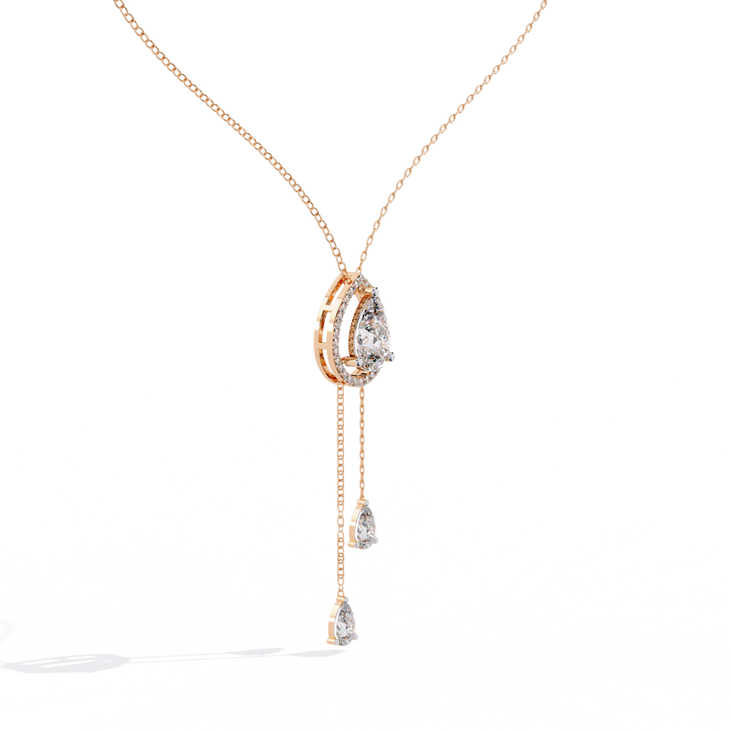 Raindrop Radiance Diamond Necklace