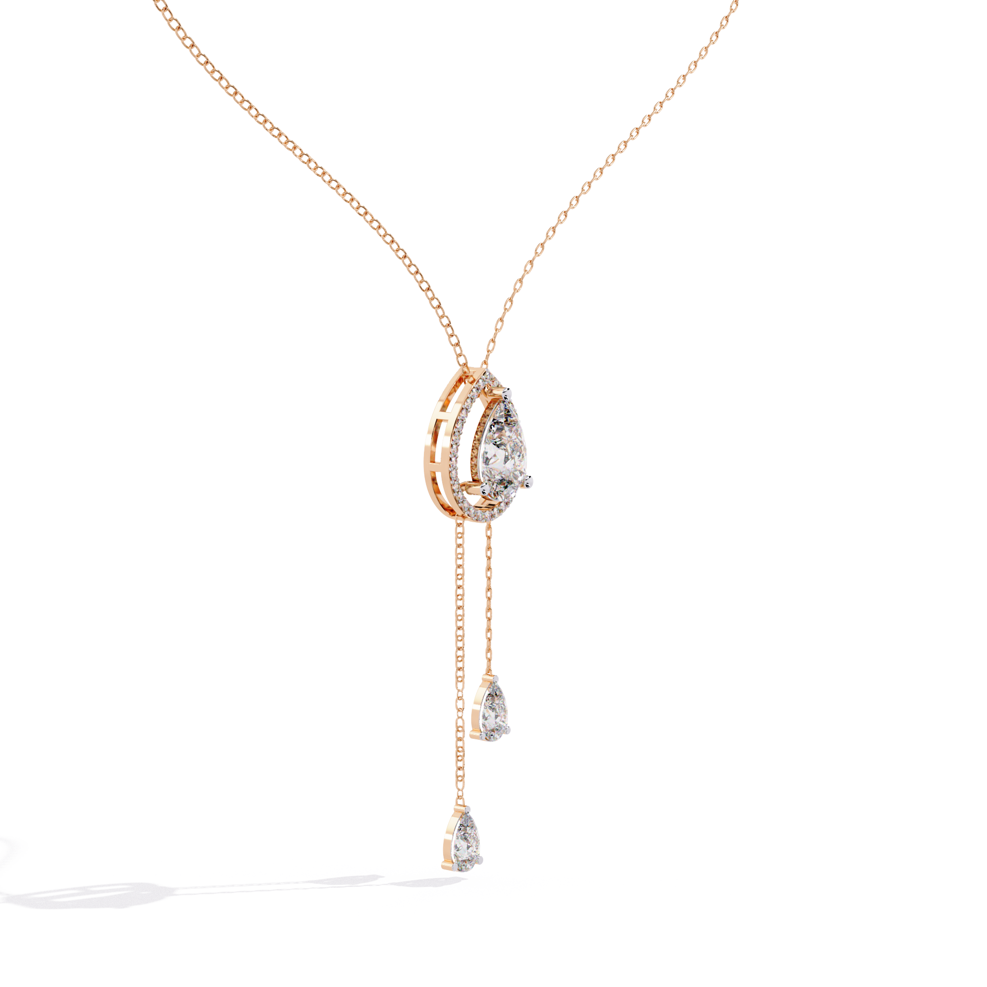 Raindrop Radiance Diamond Necklace