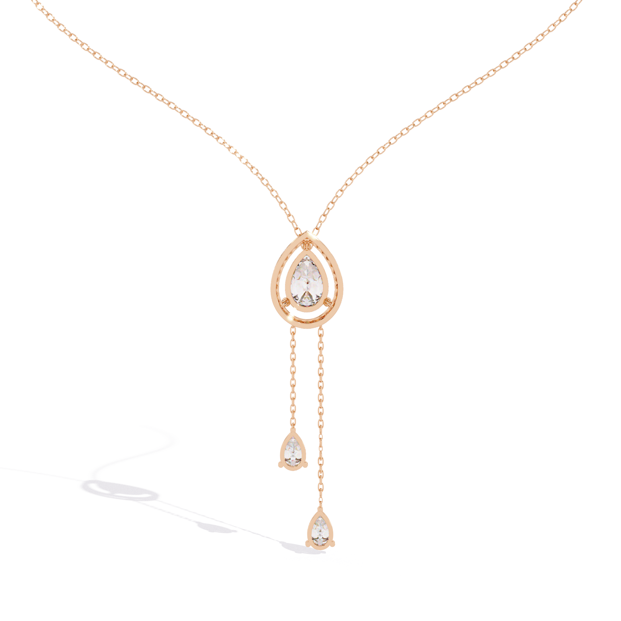 Raindrop Radiance Diamond Necklace