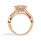 Regal Princess Cut Lab Grown Diamond Ring