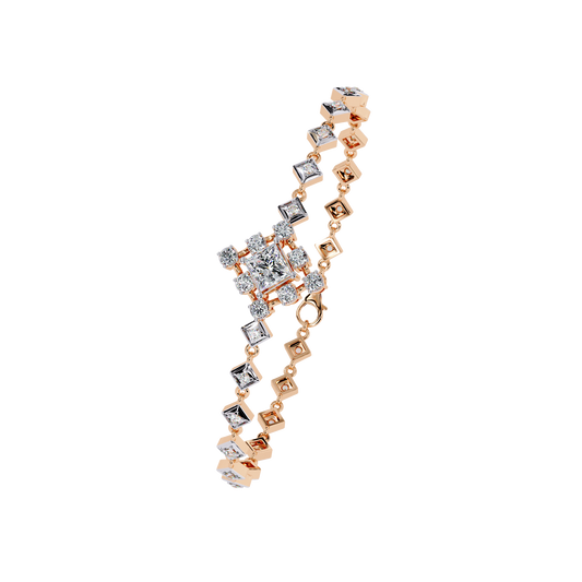 Regalia Princess-Cut Diamond Bracelet