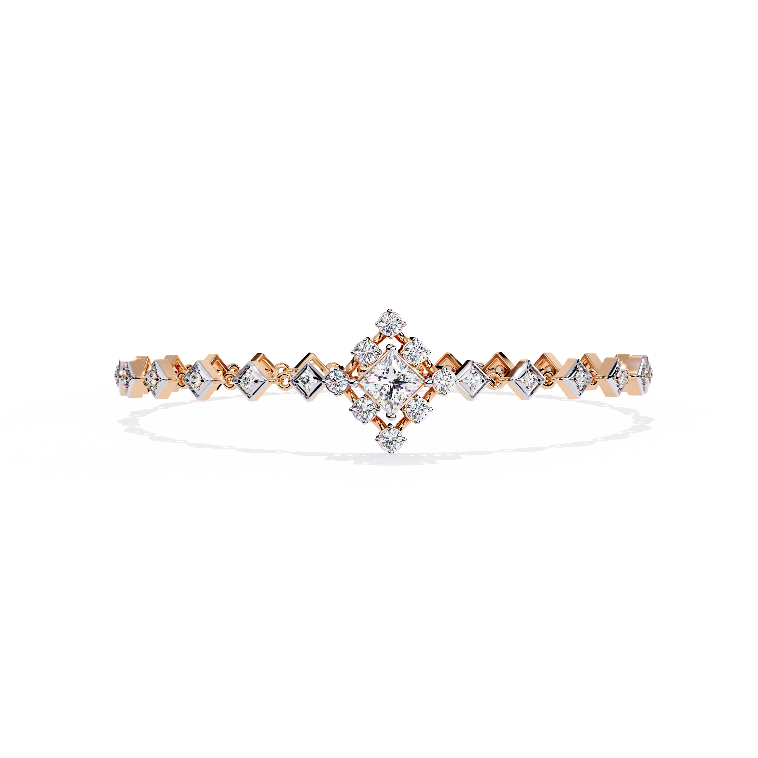 Regalia Princess-Cut Diamond Bracelet