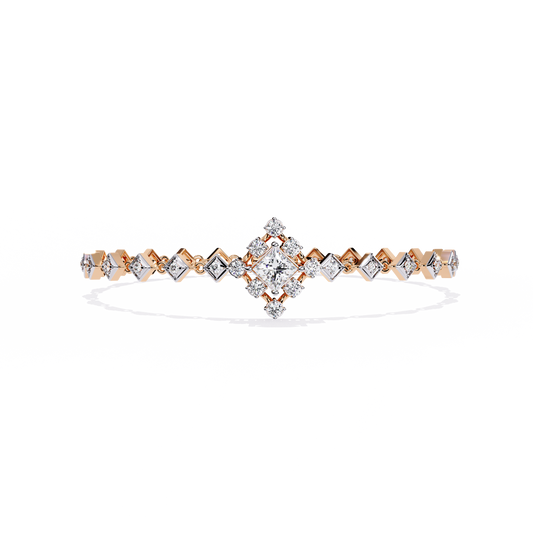 Regalia Princess-Cut Diamond Bracelet