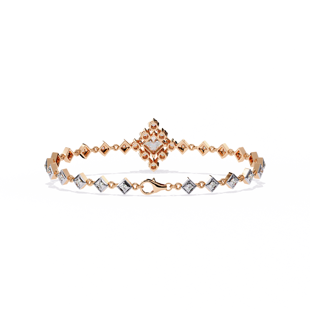 Regalia Princess-Cut Diamond Bracelet