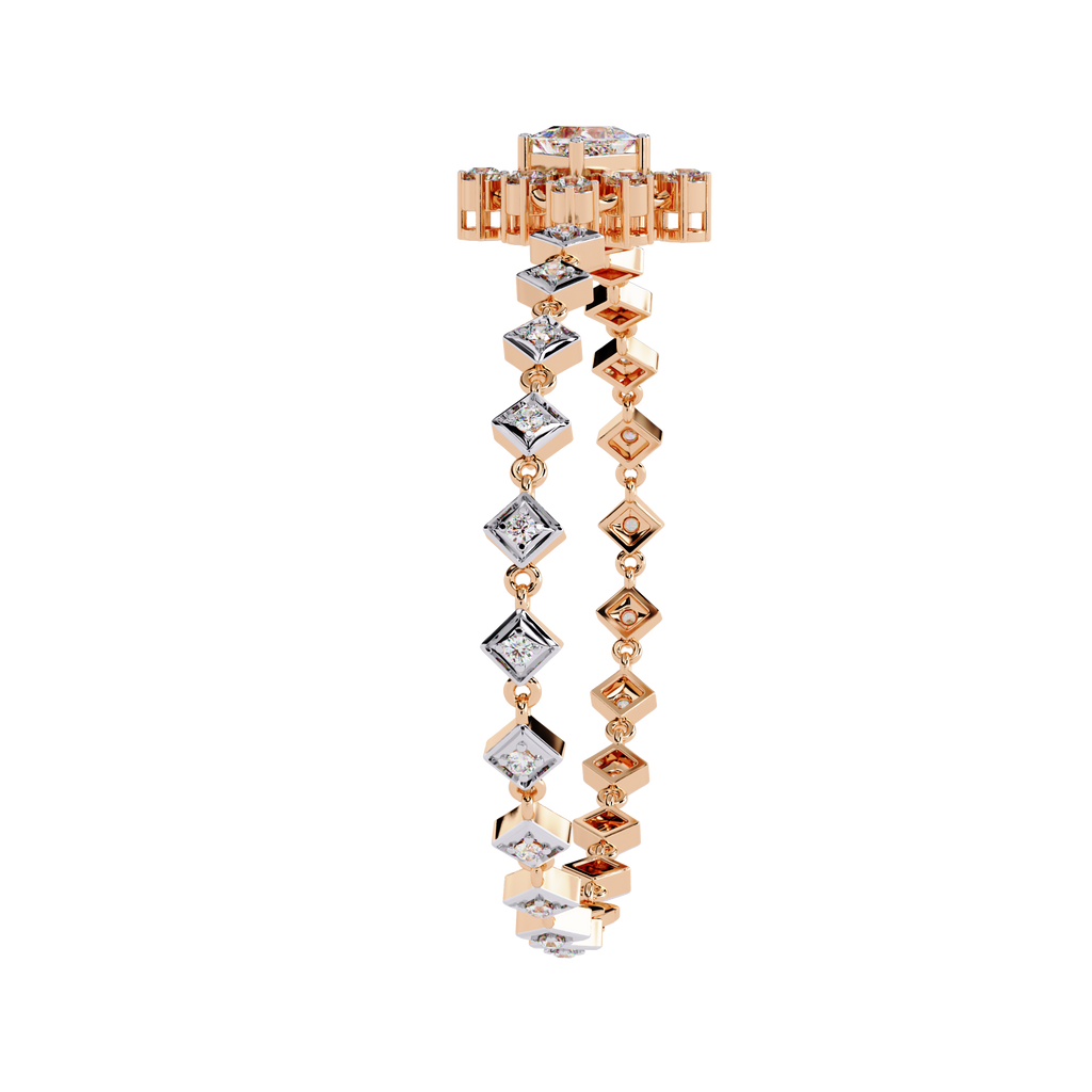 Regalia Princess-Cut Diamond Bracelet