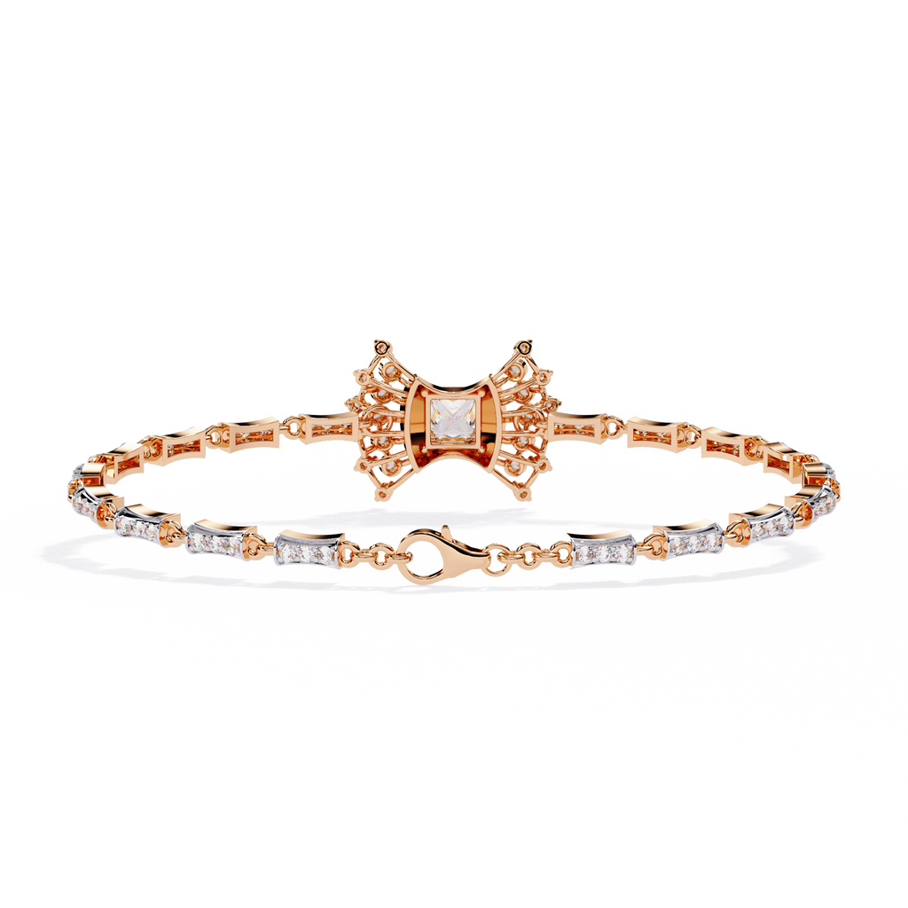 Regalia Princess Cut Lab Grown Diamond Bracelet