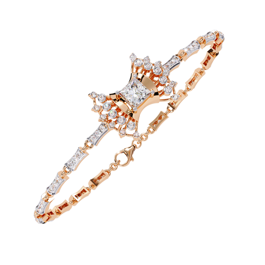 Regalia Princess Cut Lab Grown Diamond Bracelet