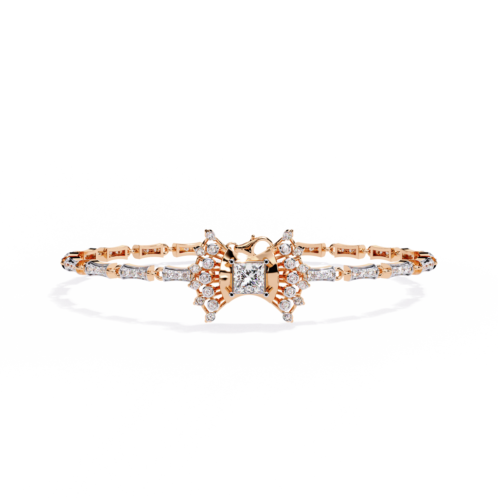 Regalia Princess Cut Lab Grown Diamond Bracelet