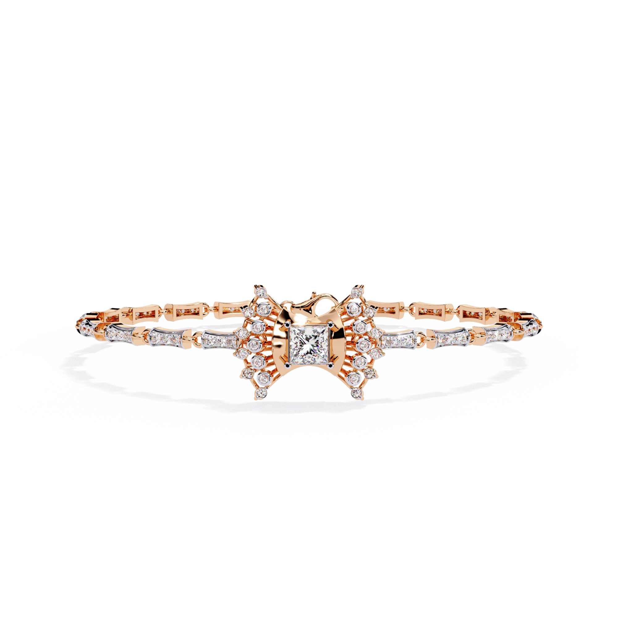 Regalia Princess Cut Lab Grown Diamond Bracelet