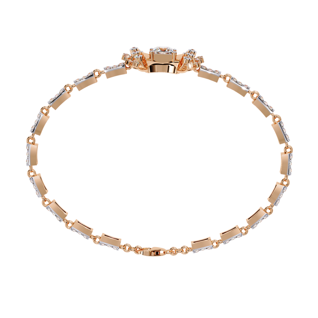 Regalia Princess Cut Lab Grown Diamond Bracelet