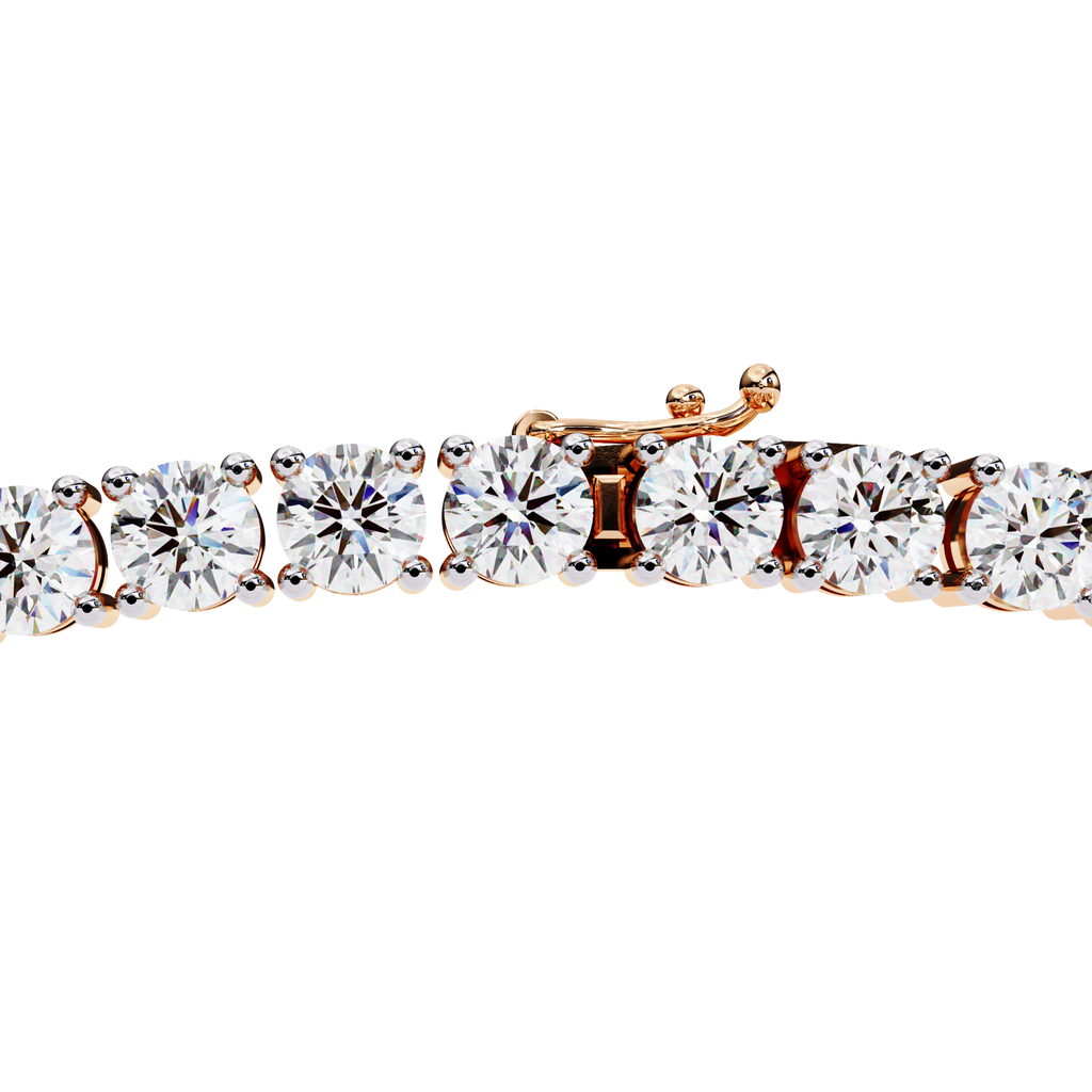 Regalia Radiant Round Diamond Necklace