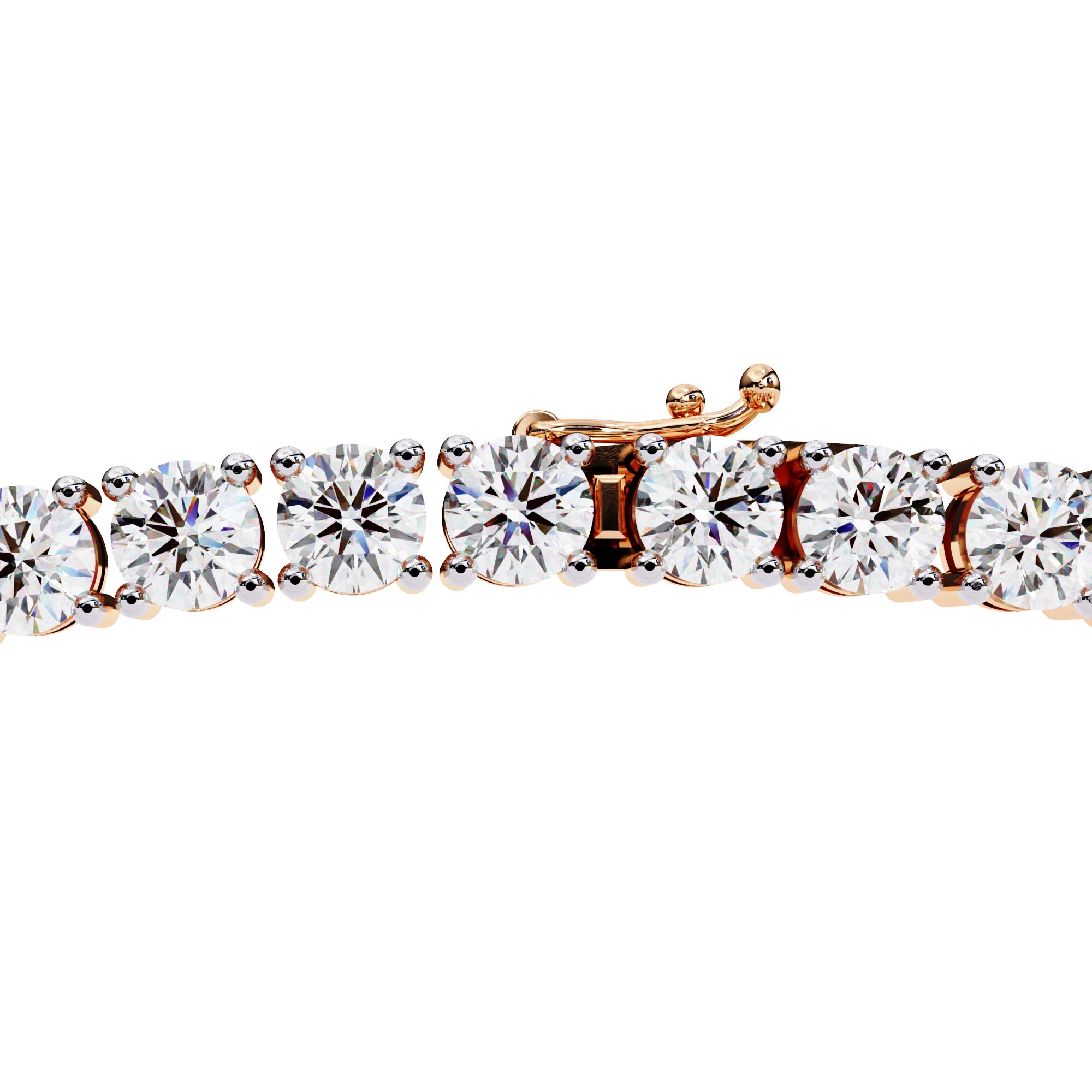 Regalia Radiant Round Diamond Necklace