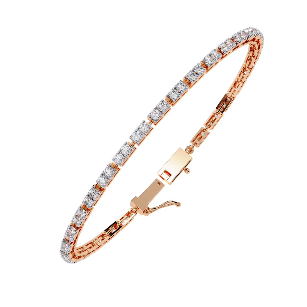 Serenite Classic Lab Grown Diamond Tennis Bracelet
