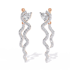 Serpentine Spark Lab Grown Diamond Earrings