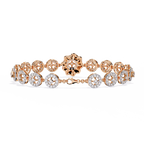 Solara Medallion Lab Grown Diamond Bracelet