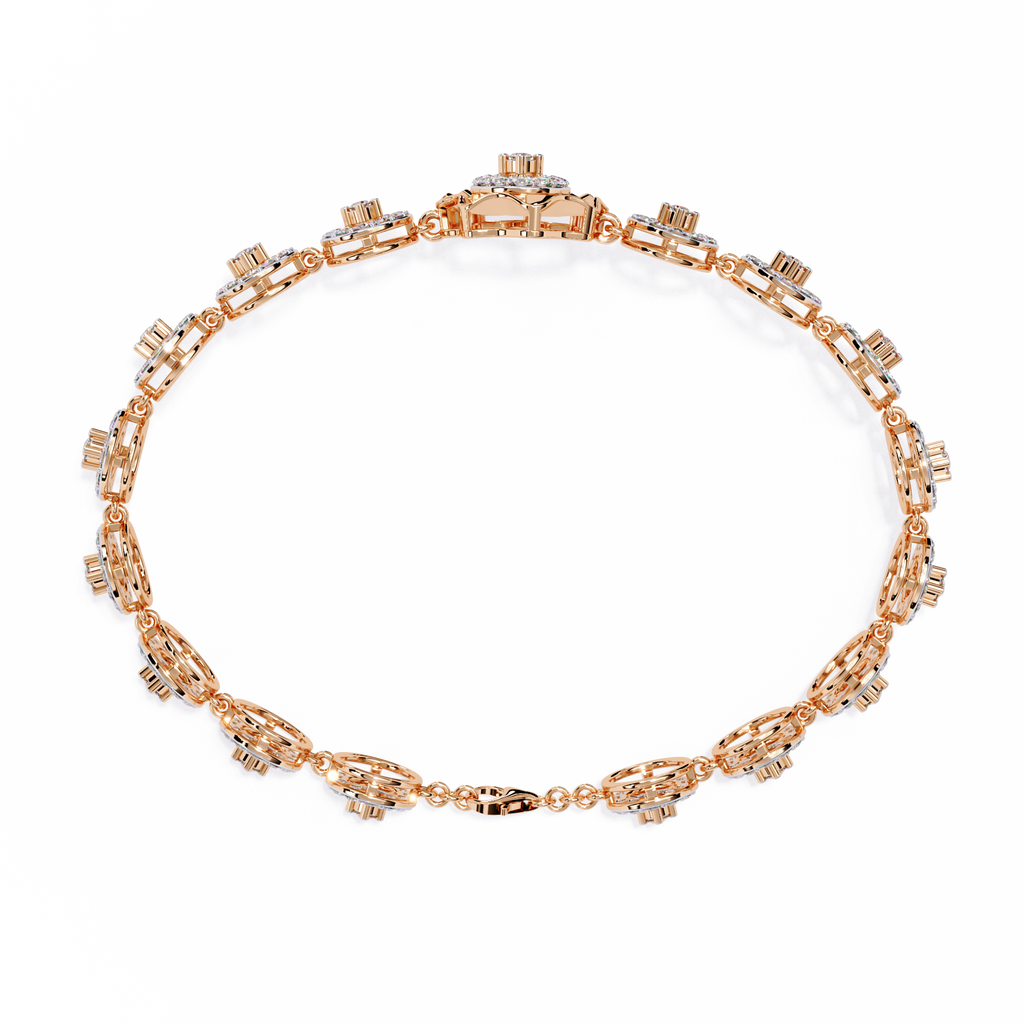 Solara Medallion Lab Grown Diamond Bracelet