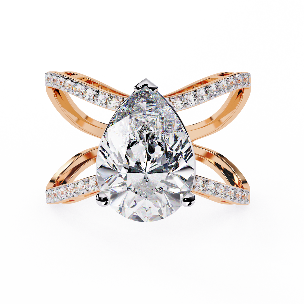 Solitaire Lab Grown Diamond Ring