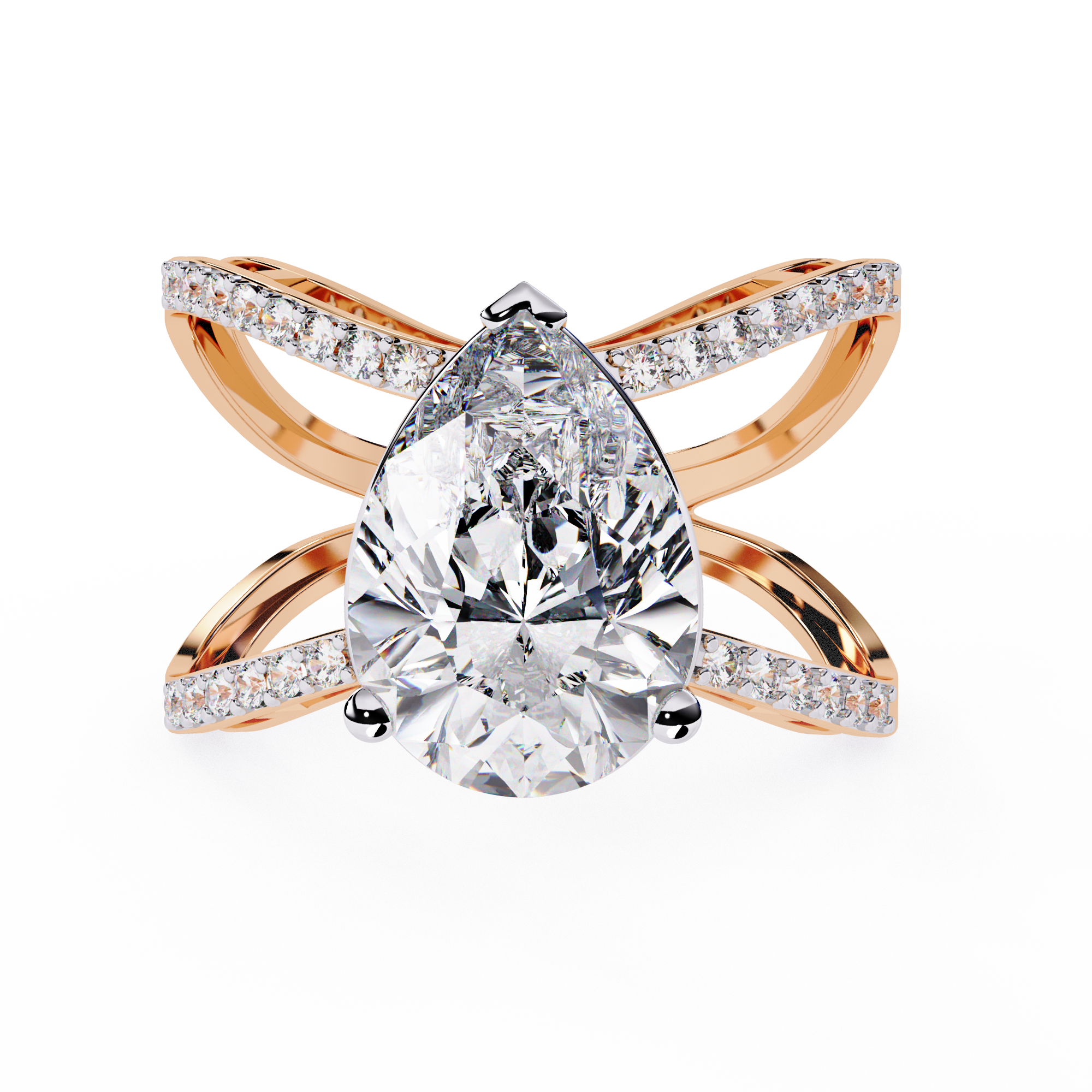 Solitaire Lab Grown Diamond Ring