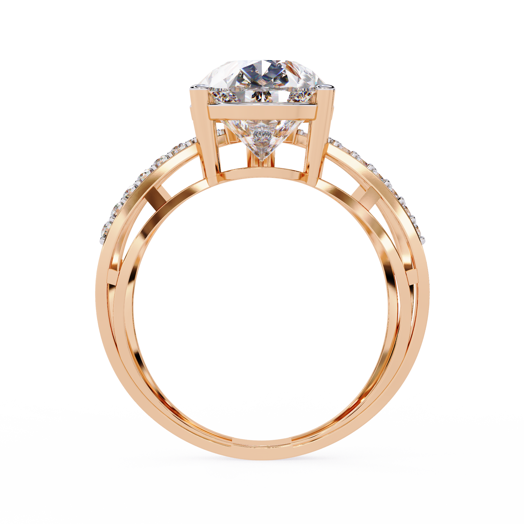 Solitaire Lab Grown Diamond Ring