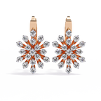 Solstice Bloom Lab Grown Diamond Drop Earrings