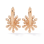 Solstice Bloom Lab Grown Diamond Drop Earrings