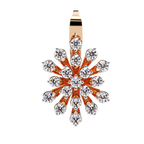 Solstice Bloom Lab Grown Diamond Drop Earrings