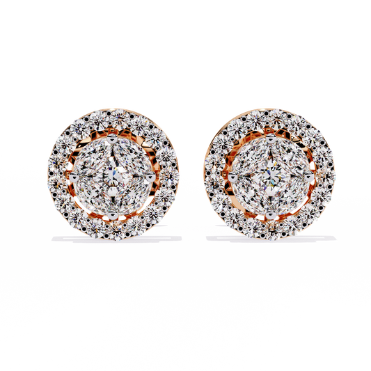Stellar Bloom Lab Grown Diamond Earrings