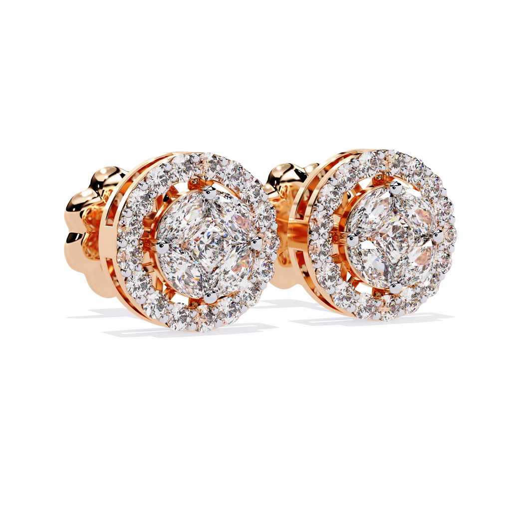 Stellar Bloom Lab Grown Diamond Earrings