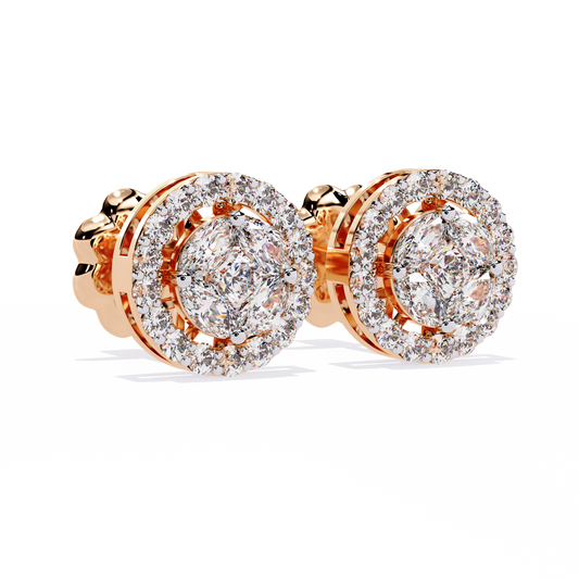 Stellar Bloom Lab Grown Diamond Earrings
