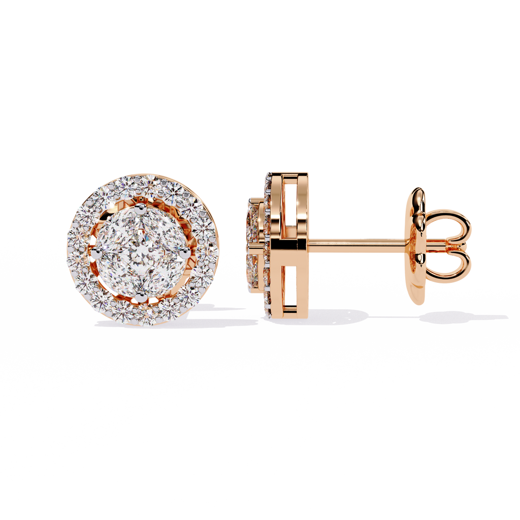 Stellar Bloom Lab Grown Diamond Earrings