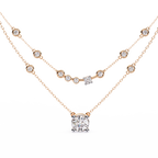 Stellar Duo Lab Grown Diamond Layered Necklace